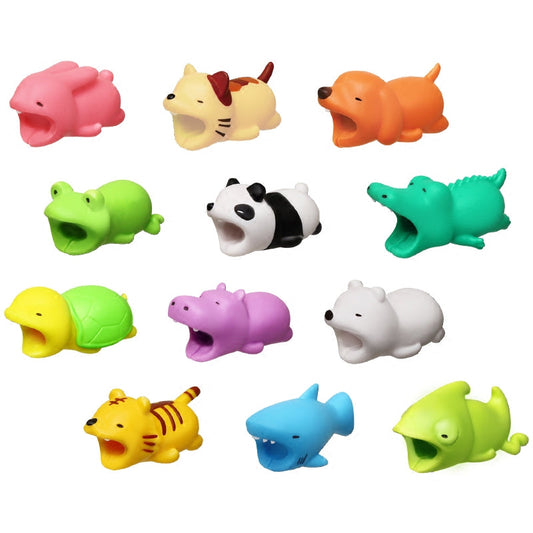 12 Pcs Protecteurs de Câble Animaux - bébémerveille