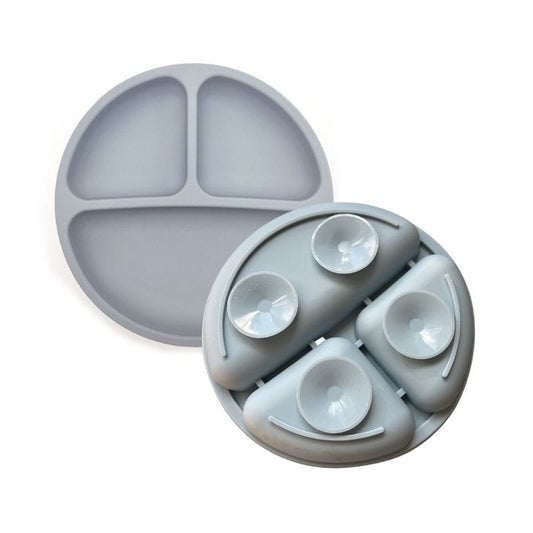 Assiette Bébé en Silicone avec Ventouse - bébémerveille