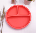 Assiette en Silicone pour Bébé avec Ventouse : Assiette Divisée pour Tout-Petits - bébémerveille