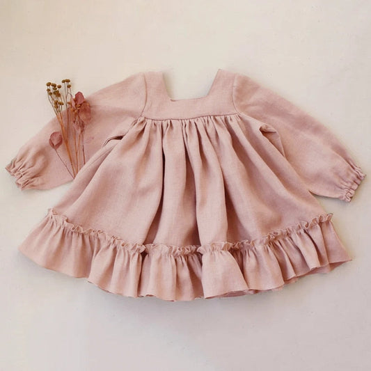 Robe à Manches Longues Princesse pour Bébé - bébémerveille