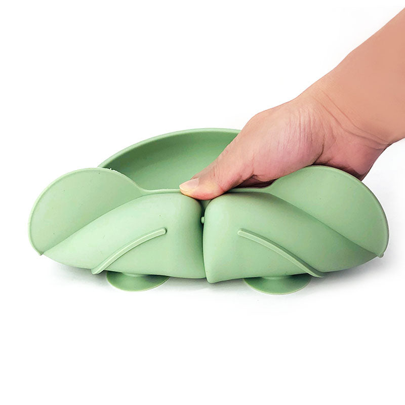 Assiette en Silicone Antidérapante pour Bébé - bébémerveille