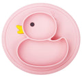 Assiette en Silicone Canard Bébé - bébémerveille