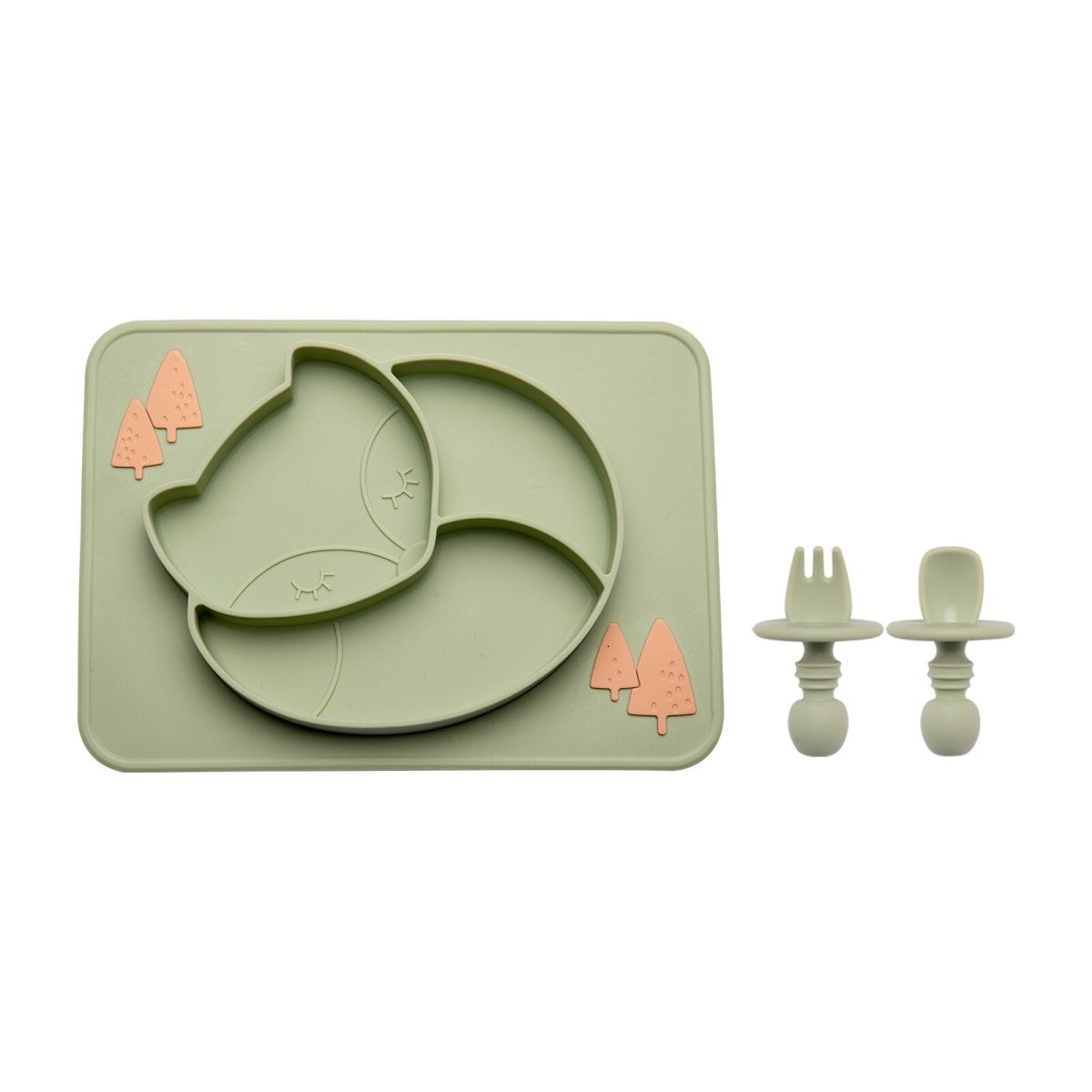 Assiette de Dîner en Silicone pour Bébé - bébémerveille